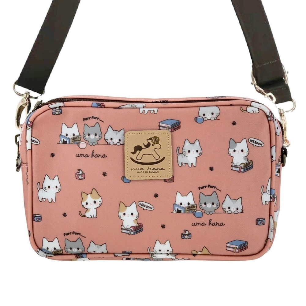 Waterproof Cat Rectangle Crossbody Shoulder Phone Purse